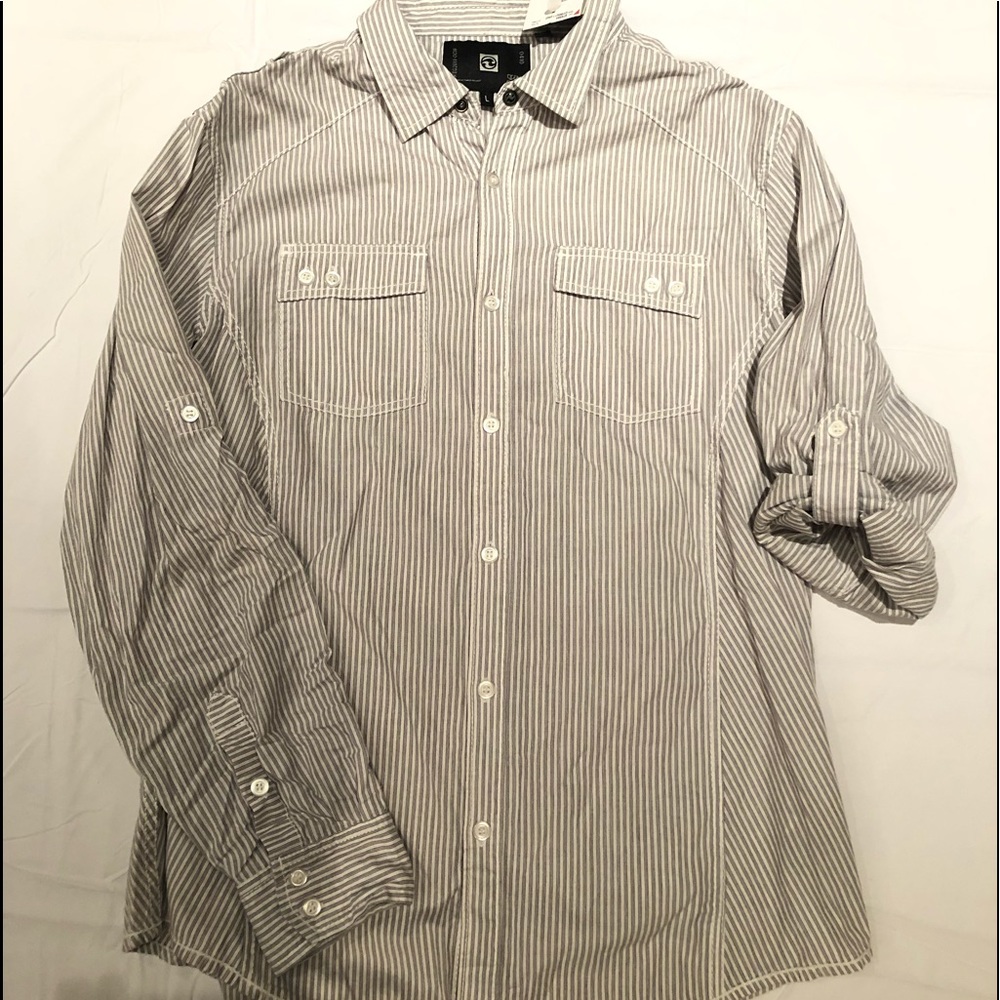 Ocean current button down shirt